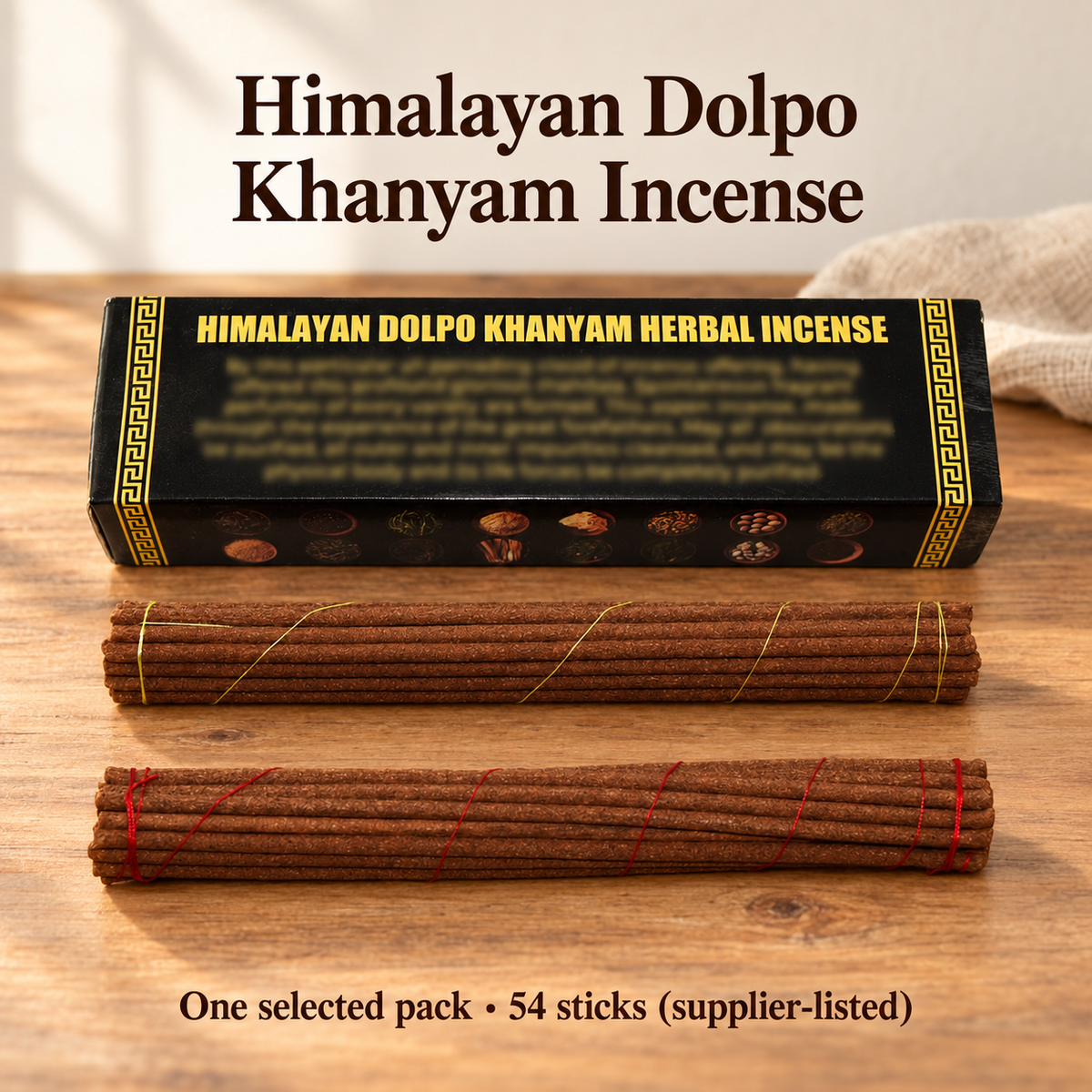 Himalayan Dolpo Khanyam Incense — 54-Stick Pack — variant-02