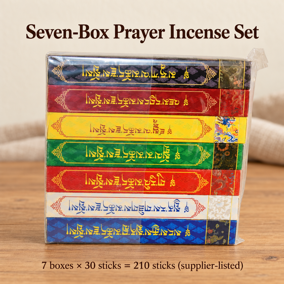 Himalayan Arts Prayer Incense — Seven Selections & Seven-Box Set | variant-08
