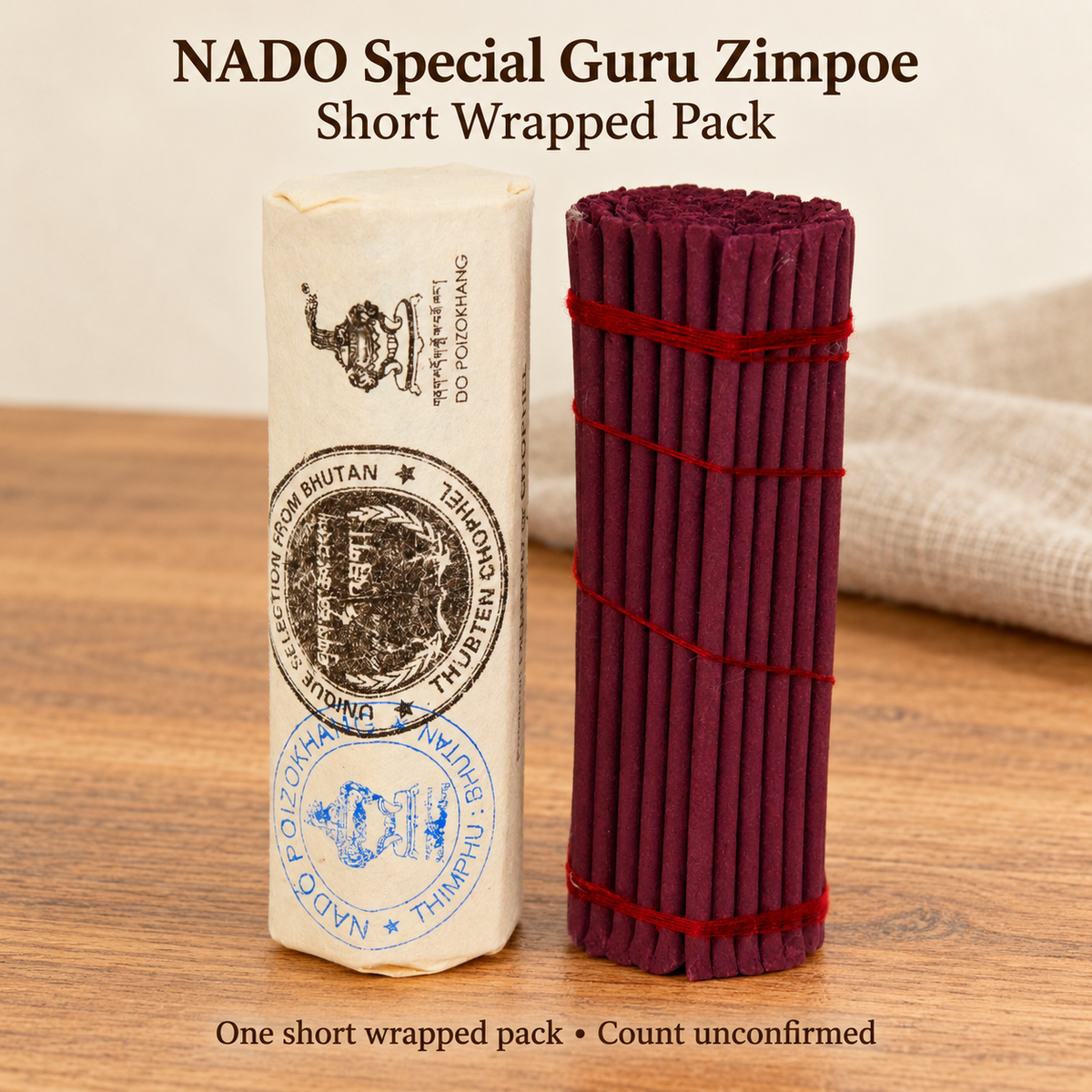 NADO Special Guru Zimpoe Incense — Short Wrapped Pack — variant-01