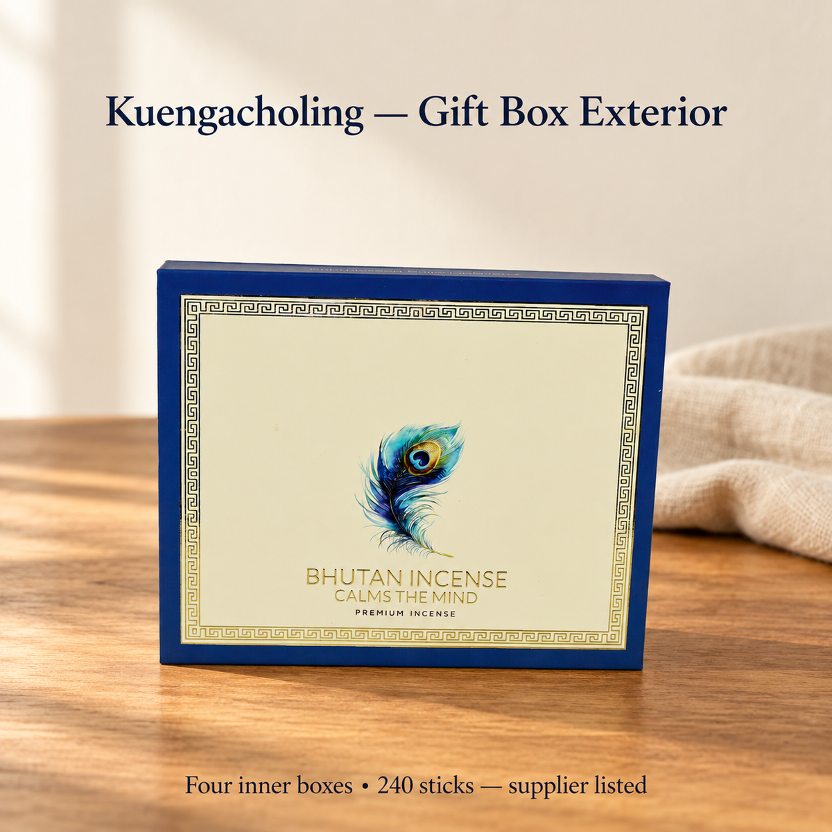 Kuengacholing Incense Gift Box — Four Selections,240 Sticks — product-02