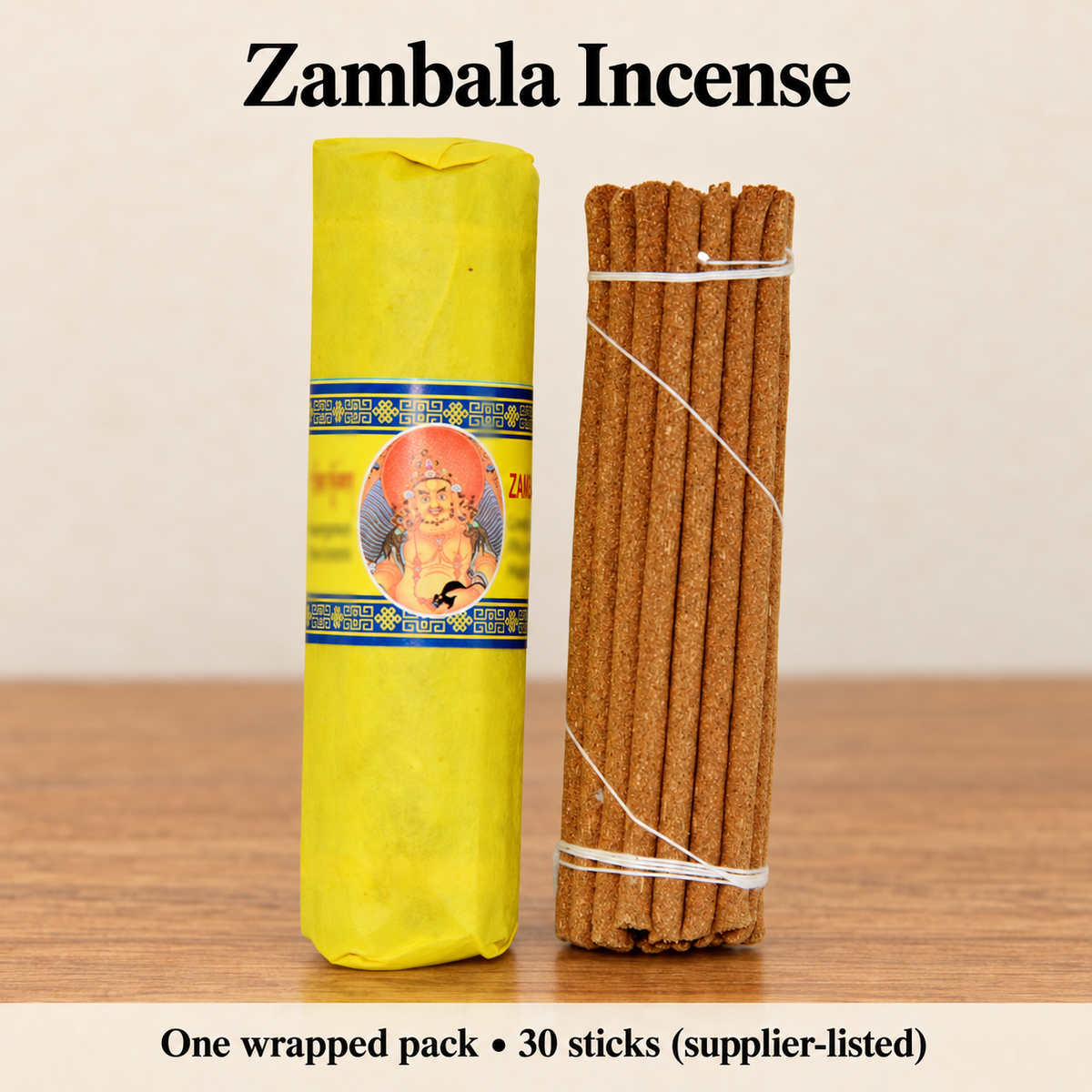 Zambala / One Pack / 30 Sticks original coloured paperwrapped packaging