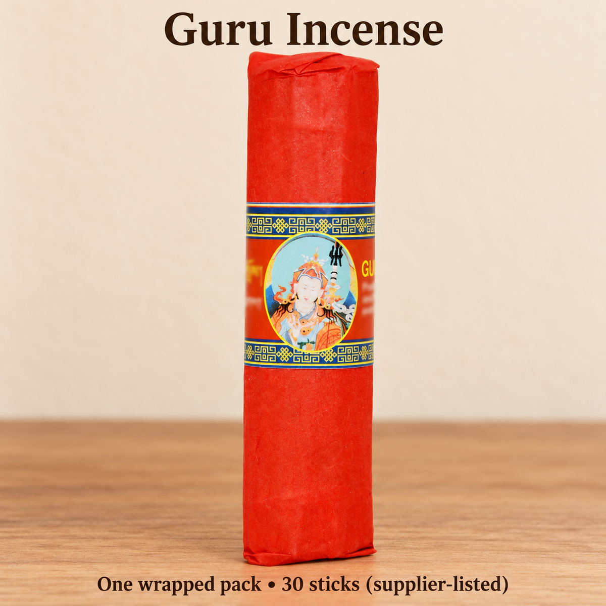 Guru / One Pack / 30 Sticks original coloured paperwrapped packaging