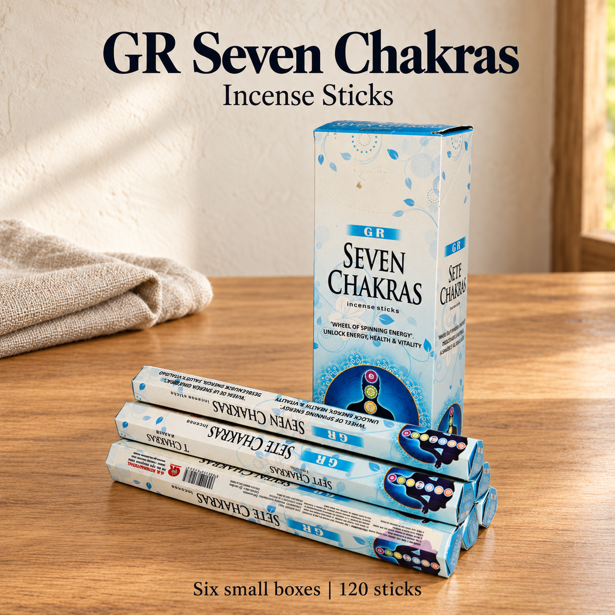 GR Lemon Tea & Seven Chakras Incense — Seven Chakras