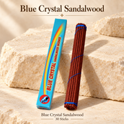 Blue Crystal Sandalwood Incense — 30 Sticks — Blue Crystal Sandalwood / 30 Sticks