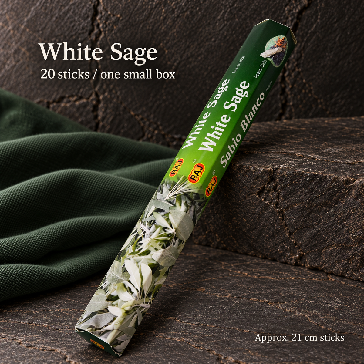 TB19961275332-29 | White Sage | 20 sticks / one small box