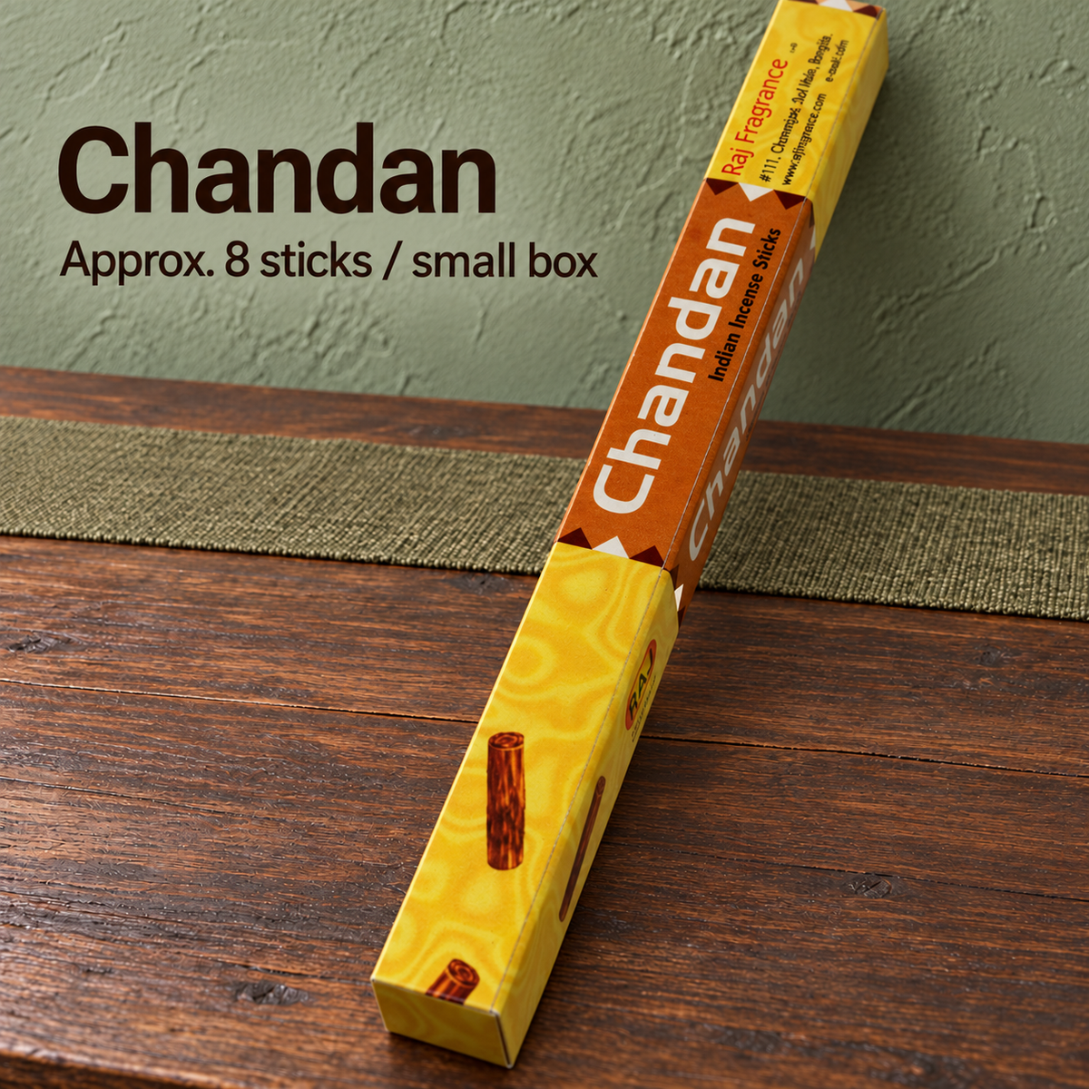 Chandan — Approx. 8 sticks / small box