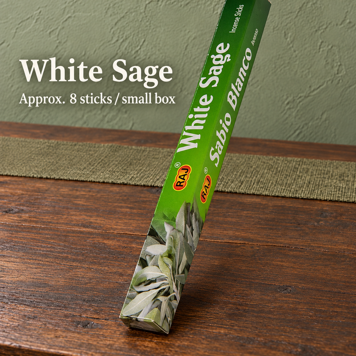 White Sage — Approx. 8 sticks / small box