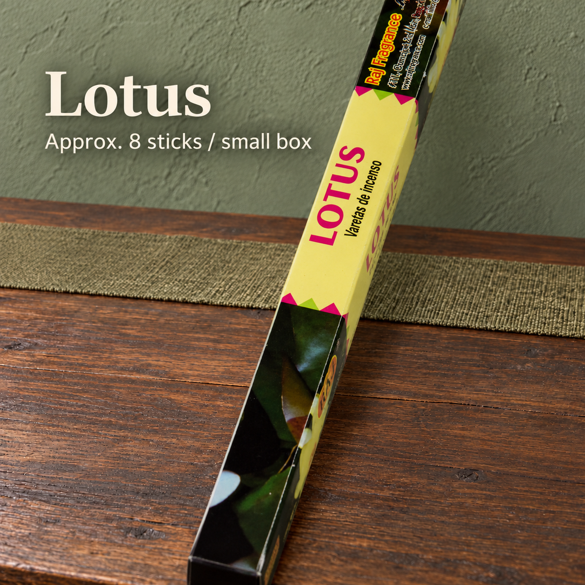 Lotus — Approx. 8 sticks / small box