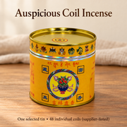 Tibetan-Style Coil Incense — Five Named Scents, 48-Coil Tins — variant-01