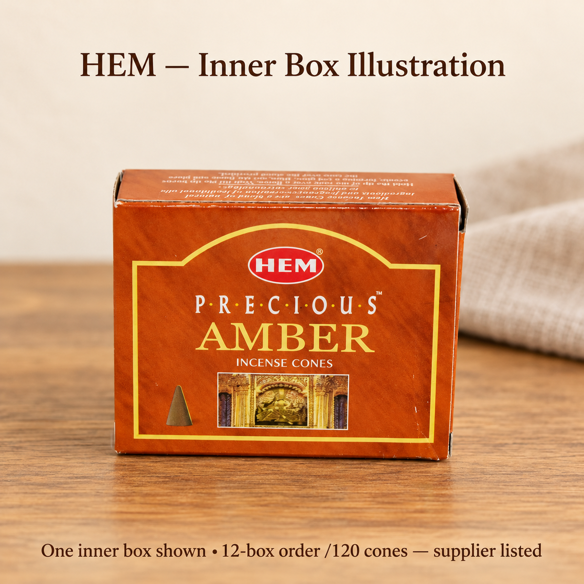 One original Precious Amber inner box illustration of selected12-box supply