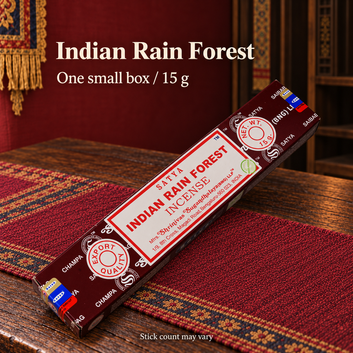 TB542962962241-08 | Indian Rain Forest | one small 15 g box