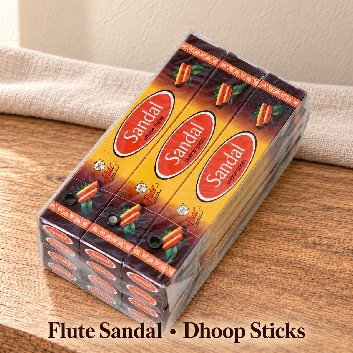 Flute Sandal Dhoop Sticks