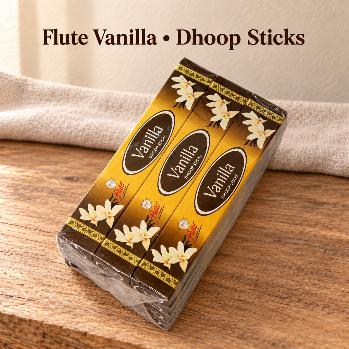 Flute Vanilla Dhoop Sticks