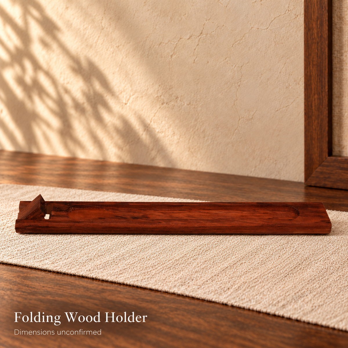 TB559472646633-02 | Folding Wood Holder | Dimensions unconfirmed