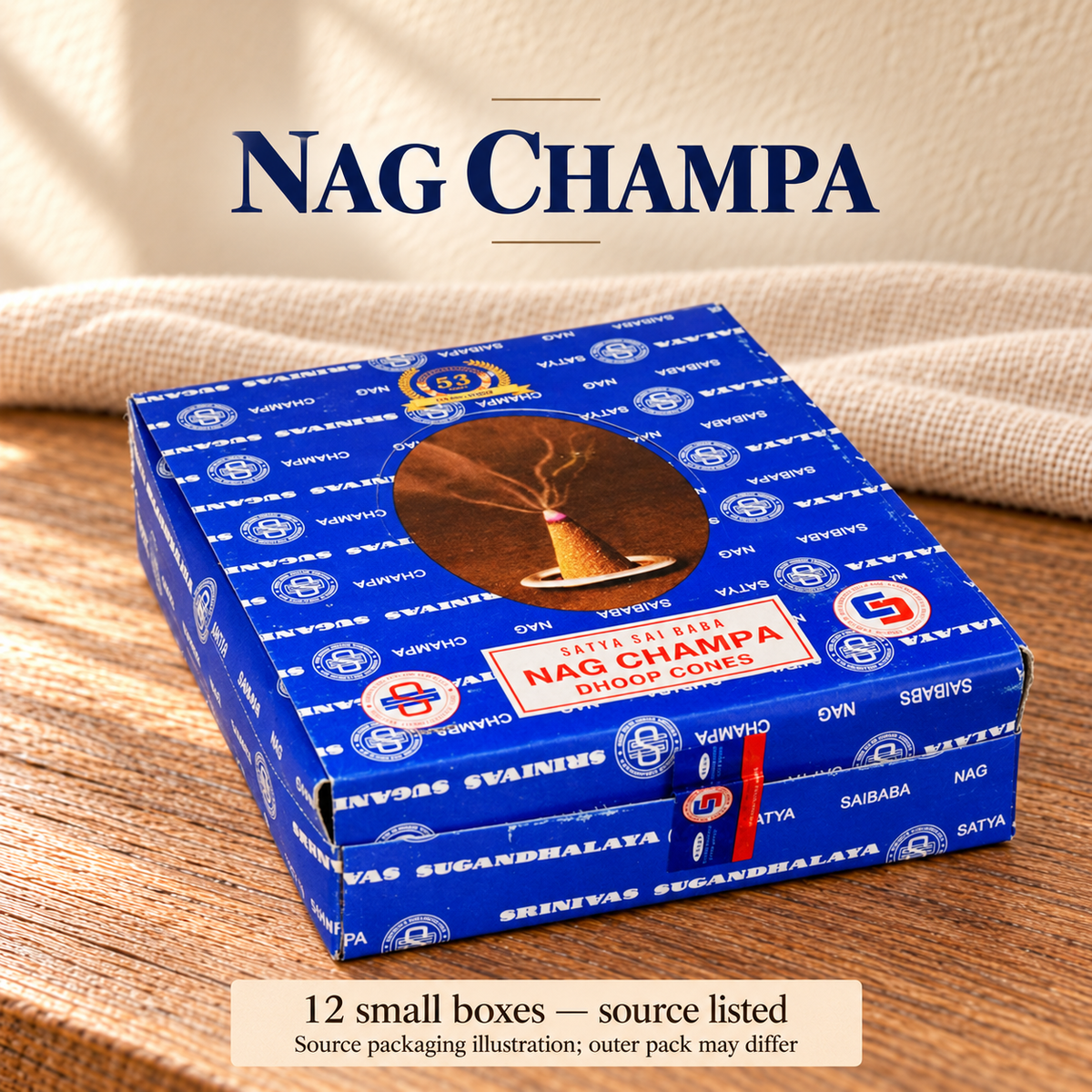Nag Champa — 12-Box Pack
