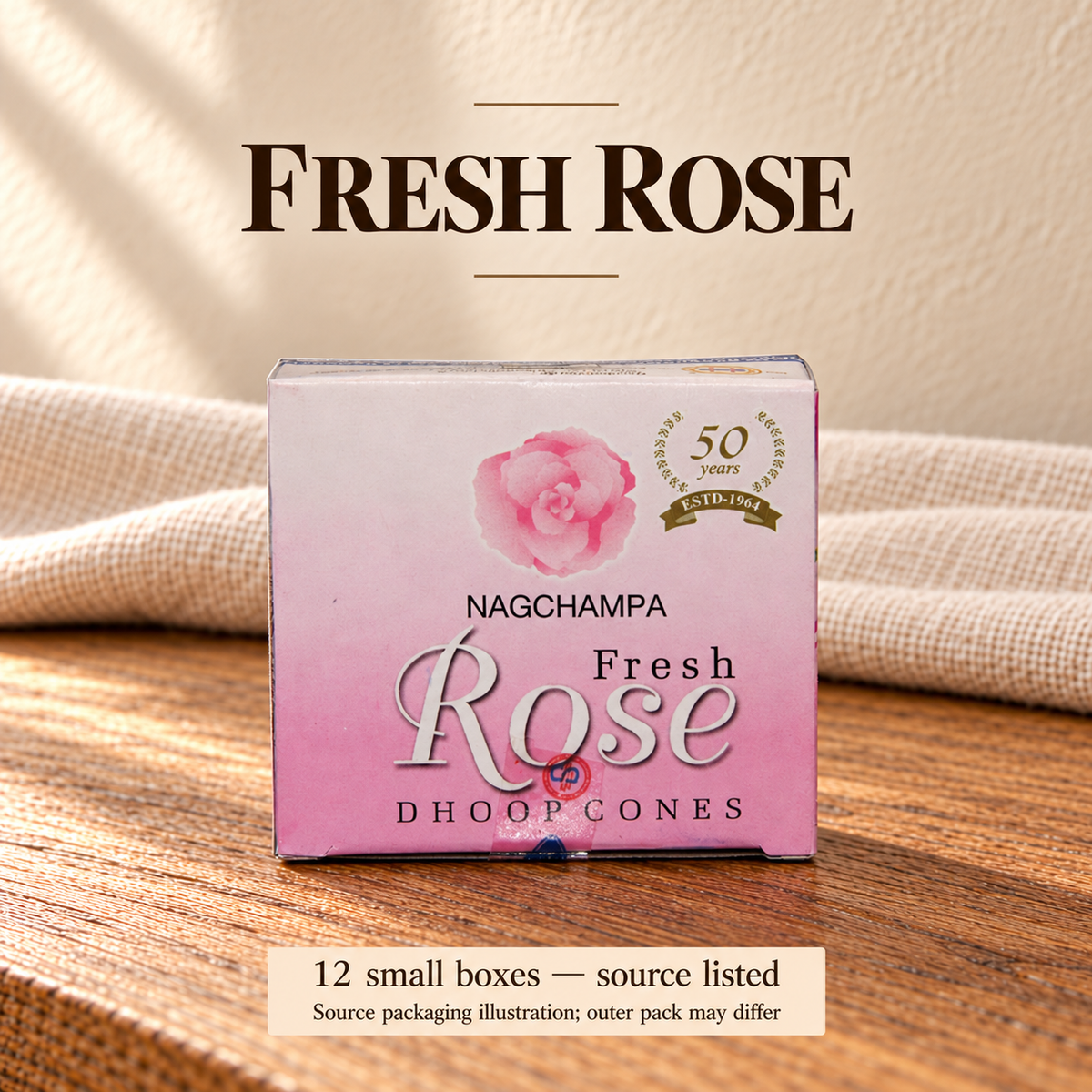Fresh Rose — 12-Box Pack
