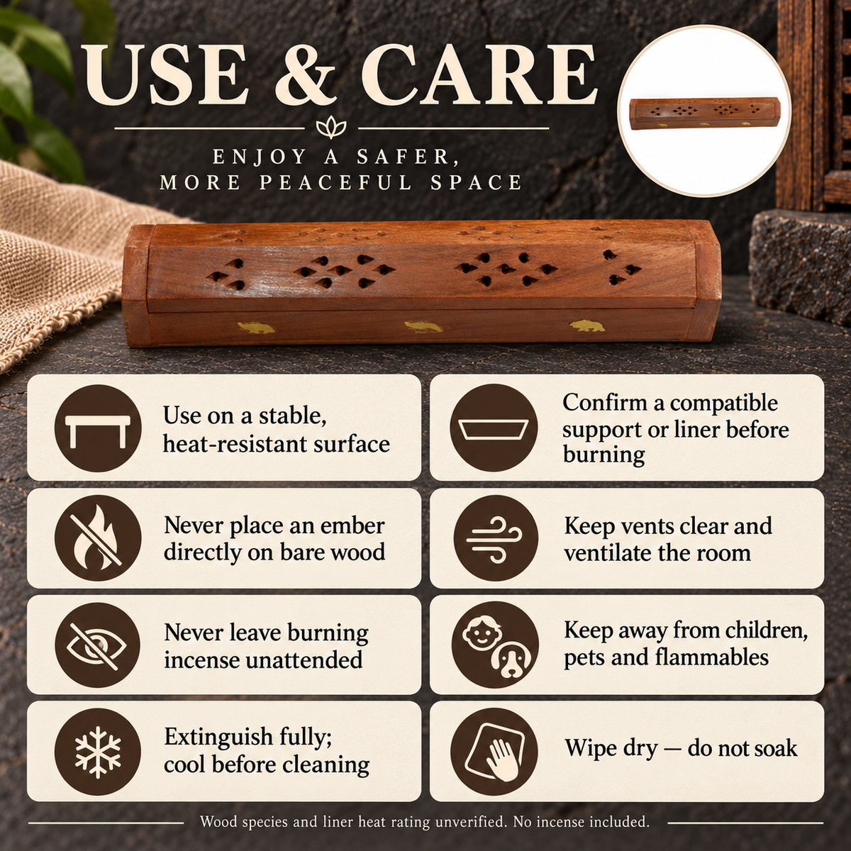 Use and care guide