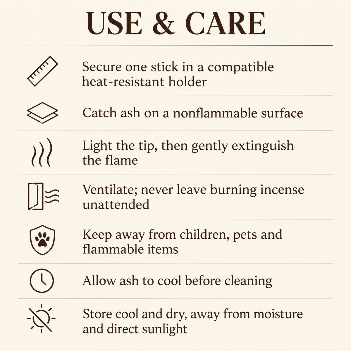 GR & Garden Fresh Incense Sticks — Six-Box Fragrance Cartons — care