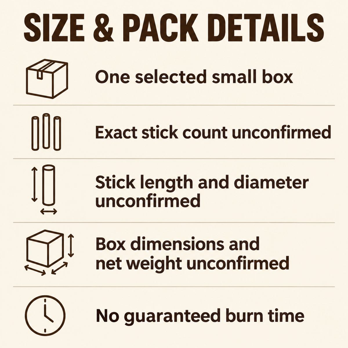 HEM Precious Dhoop Sticks — Rose & Chandan Boxes — size