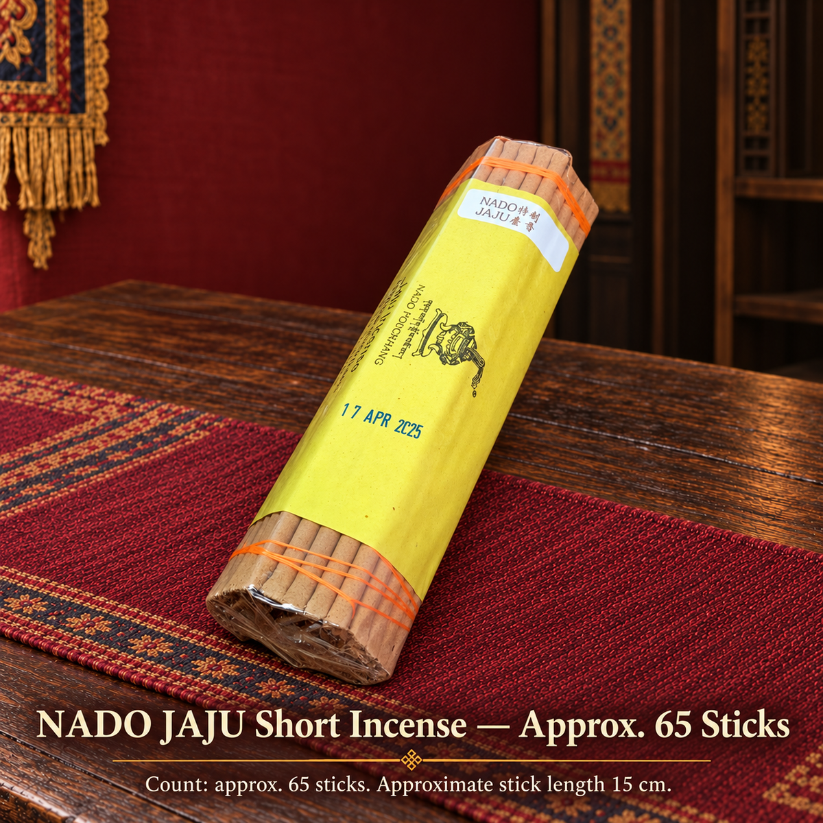 NADO JAJU Short Incense — Approx. 65 Sticks