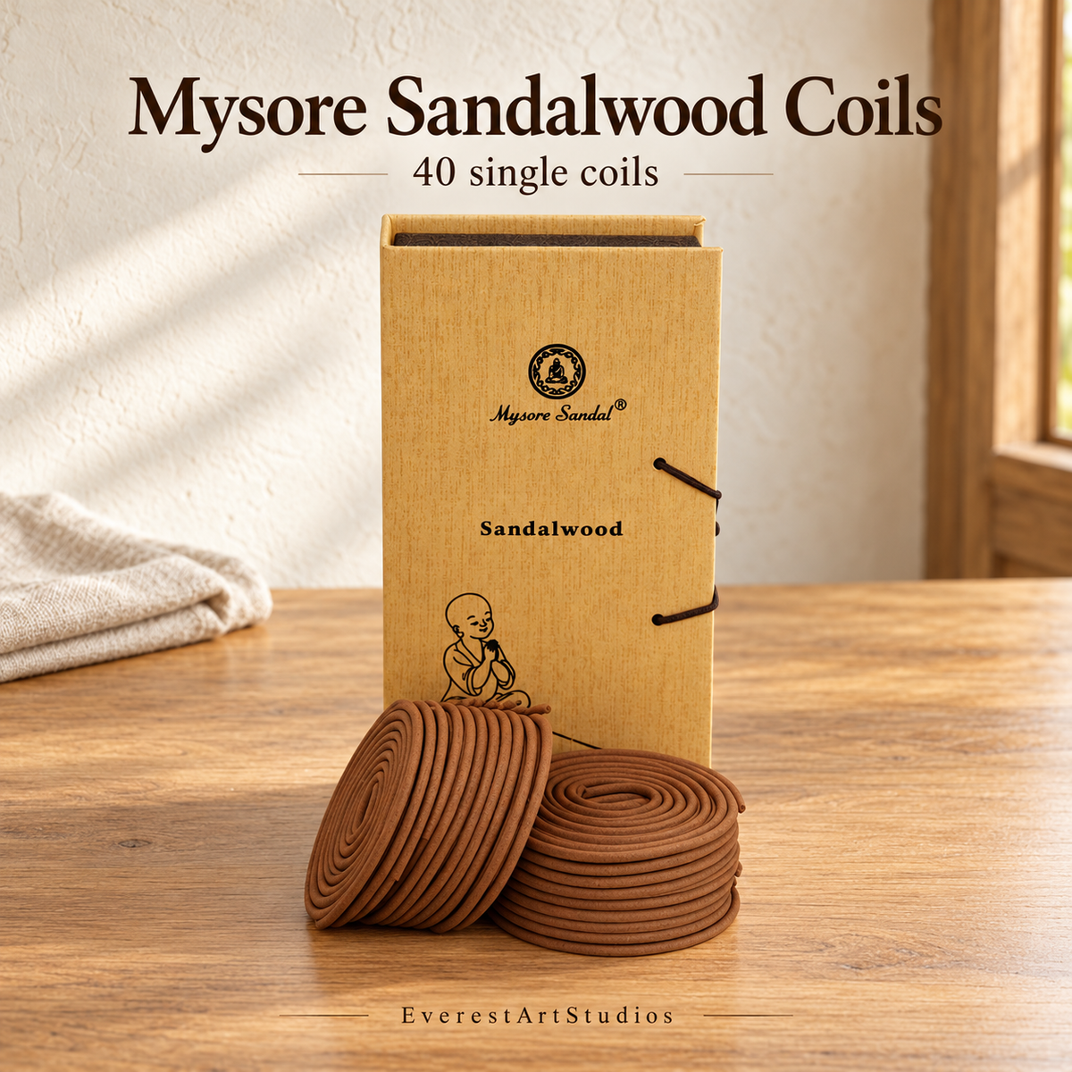 Sandalwood Incense — Coils & Stick Gift Box — variant-01