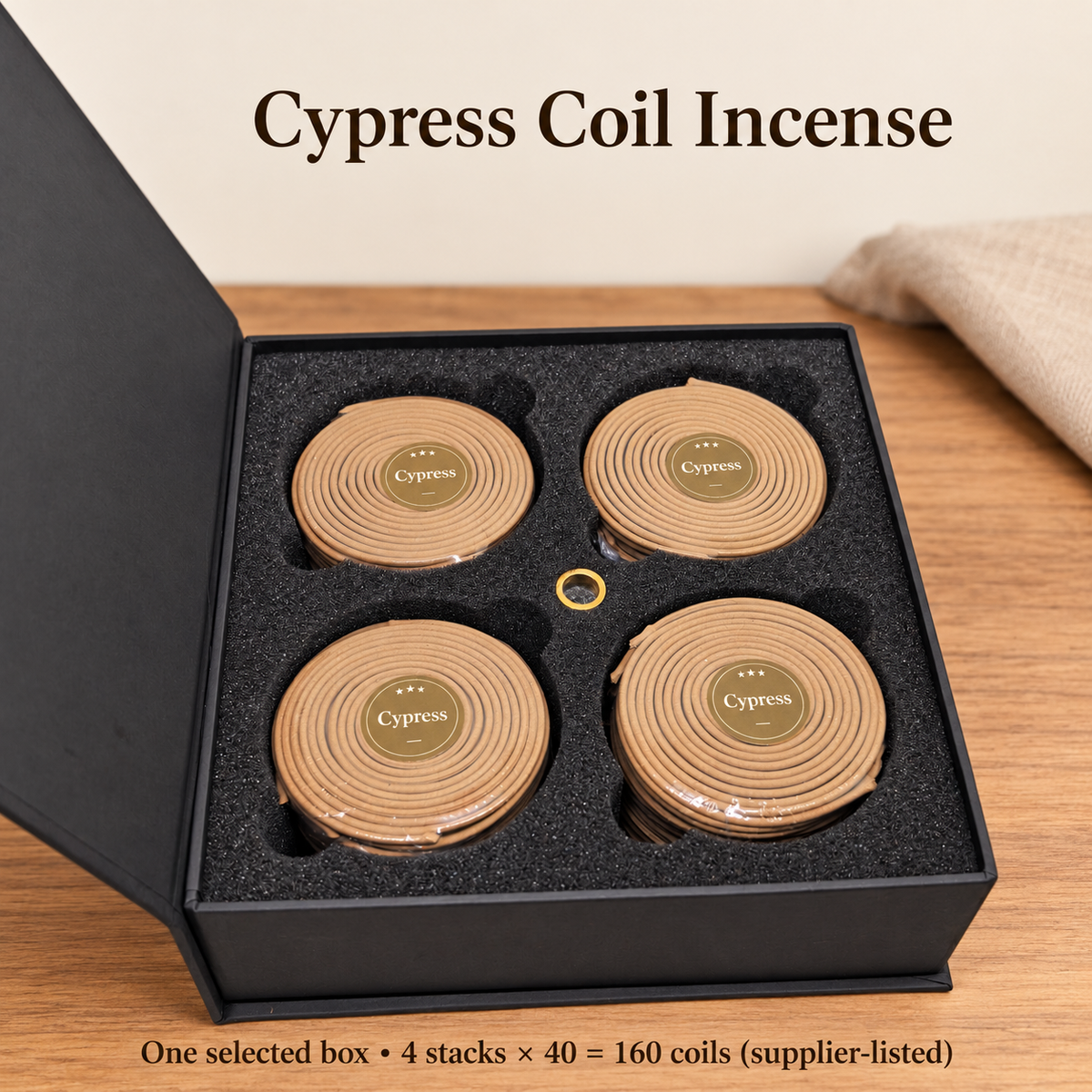 Coil Incense Gift Box — Seven Fragrances, 160 Coils | variant-03