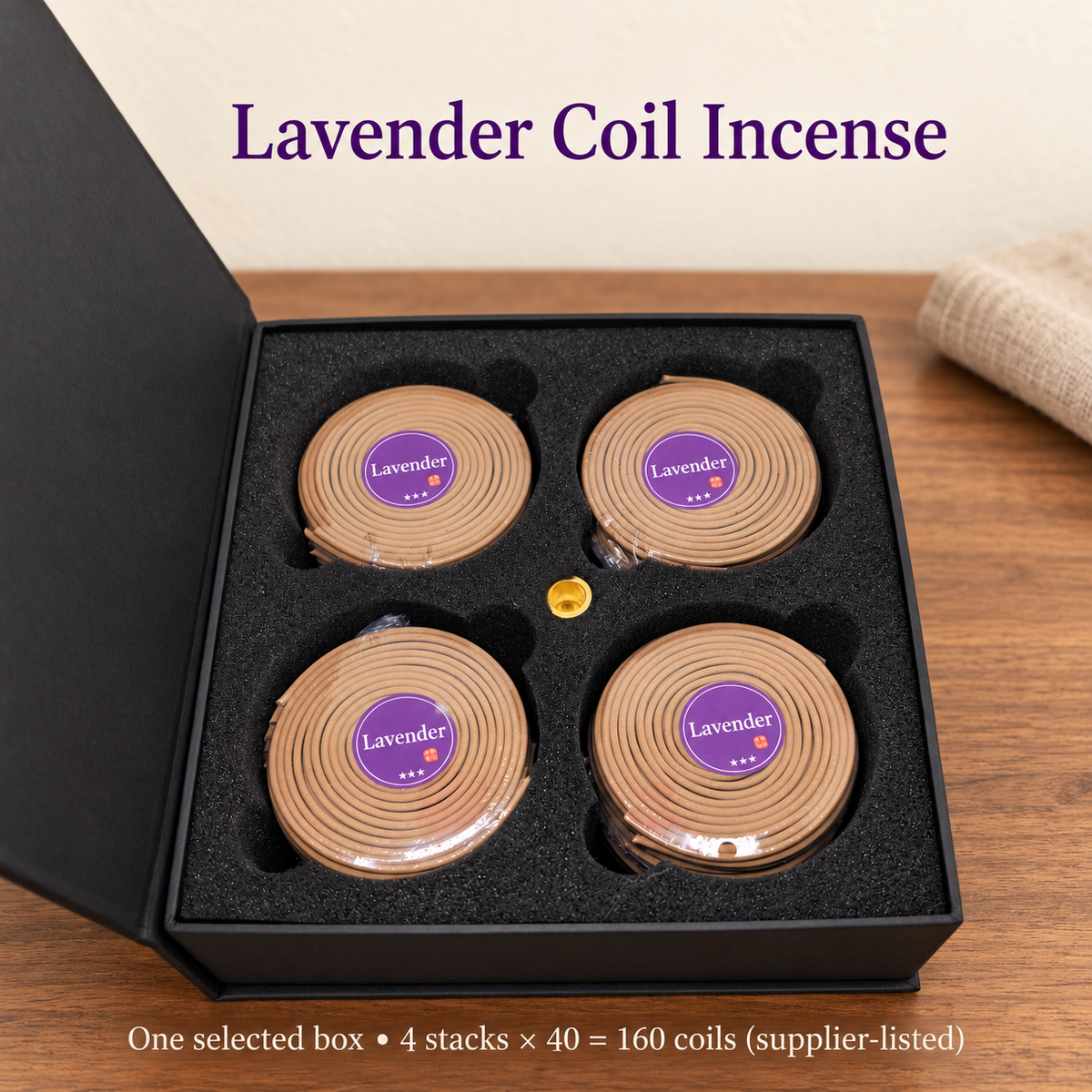 Coil Incense Gift Box — Seven Fragrances, 160 Coils | variant-04