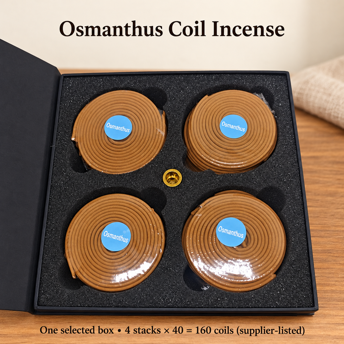 Coil Incense Gift Box — Seven Fragrances, 160 Coils | variant-05