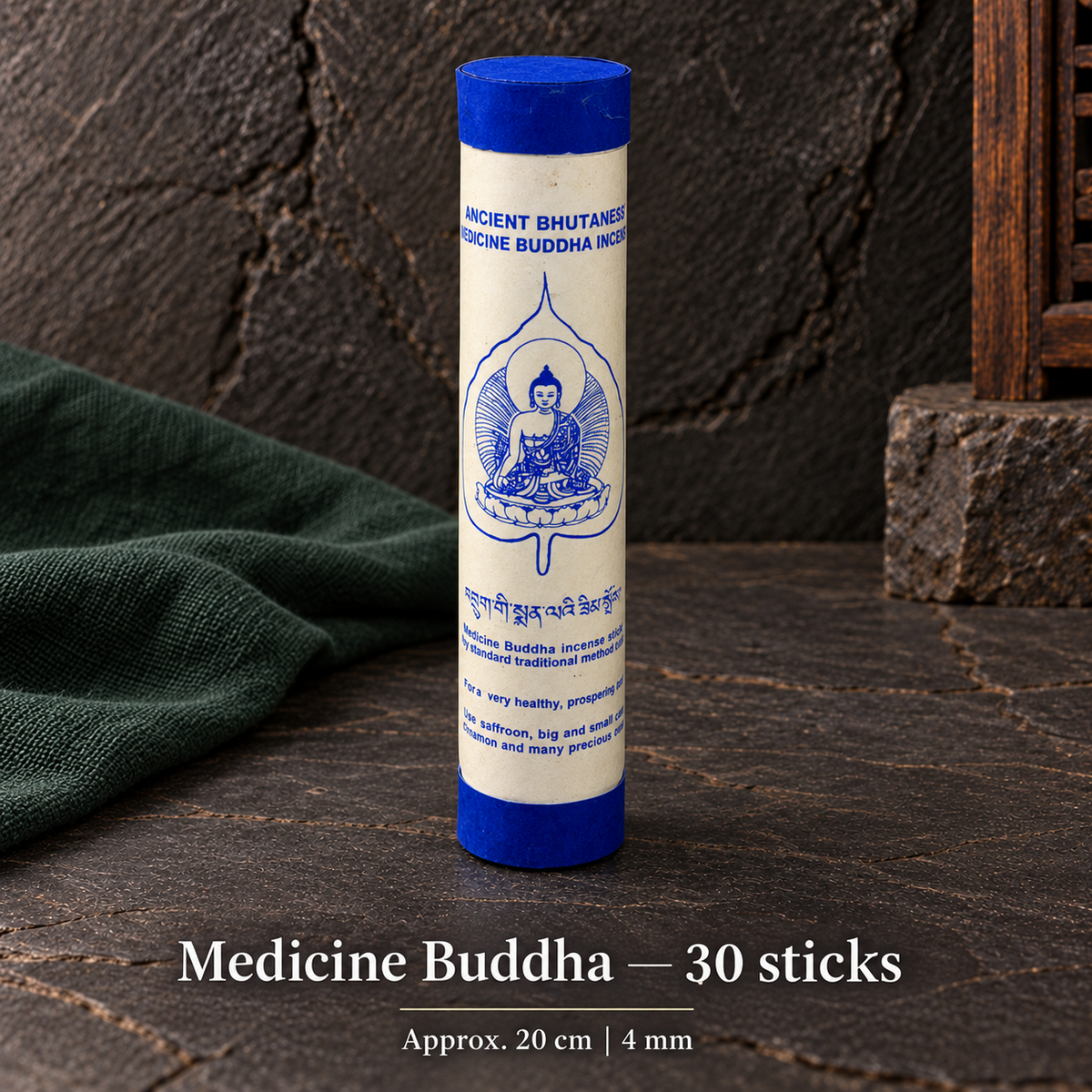 TB615741162409-06 | Medicine Buddha — 30 sticks | approx. 20 cm / 4 mm