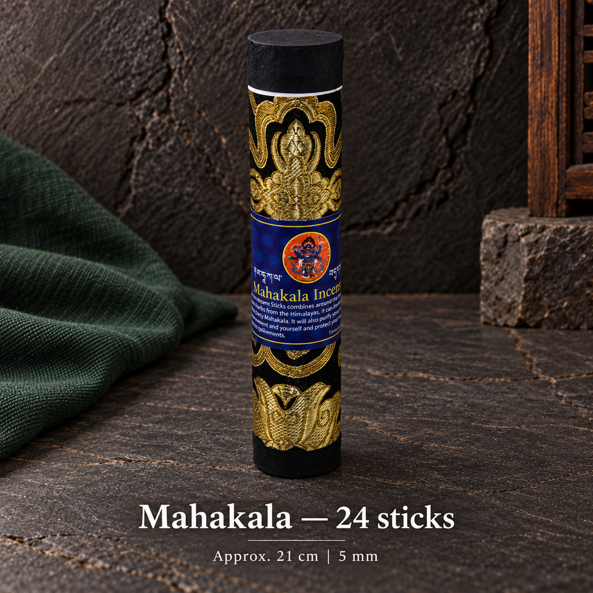TB615741162409-15 | Mahakala — 24 sticks | approx. 21 cm / 5 mm