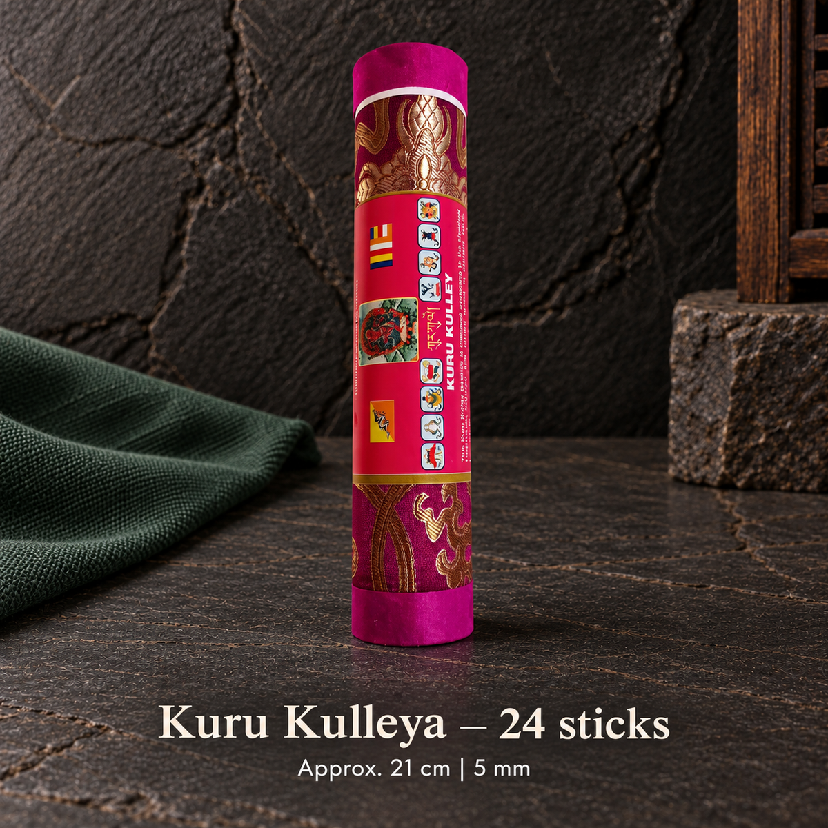 TB615741162409-16 | Kuru Kulleya — 24 sticks | approx. 21 cm / 5 mm