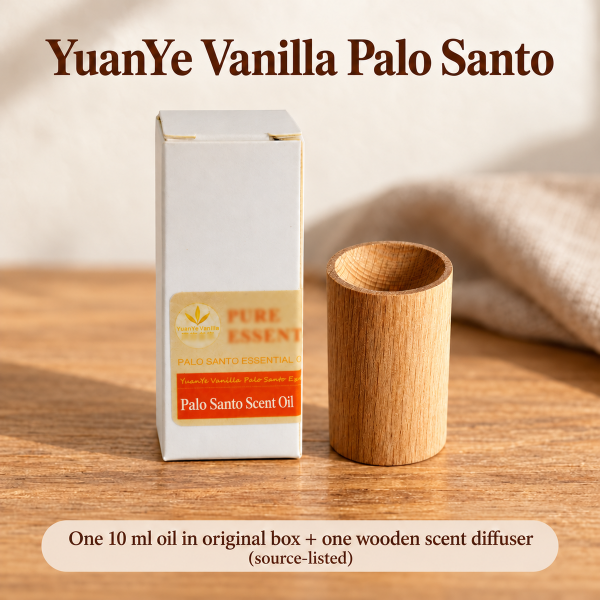 10 ml Scent Oil with Wooden Diffuser — Nine Selections | variant-02