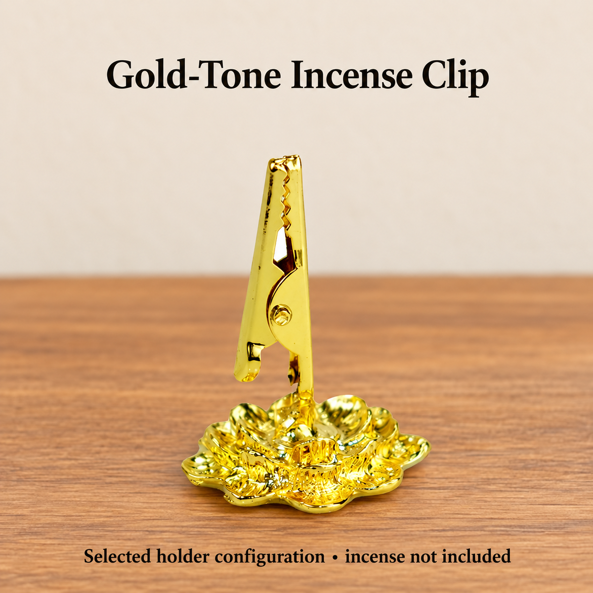 Gold-Tone Clip / Holder Only actual originalconfiguration