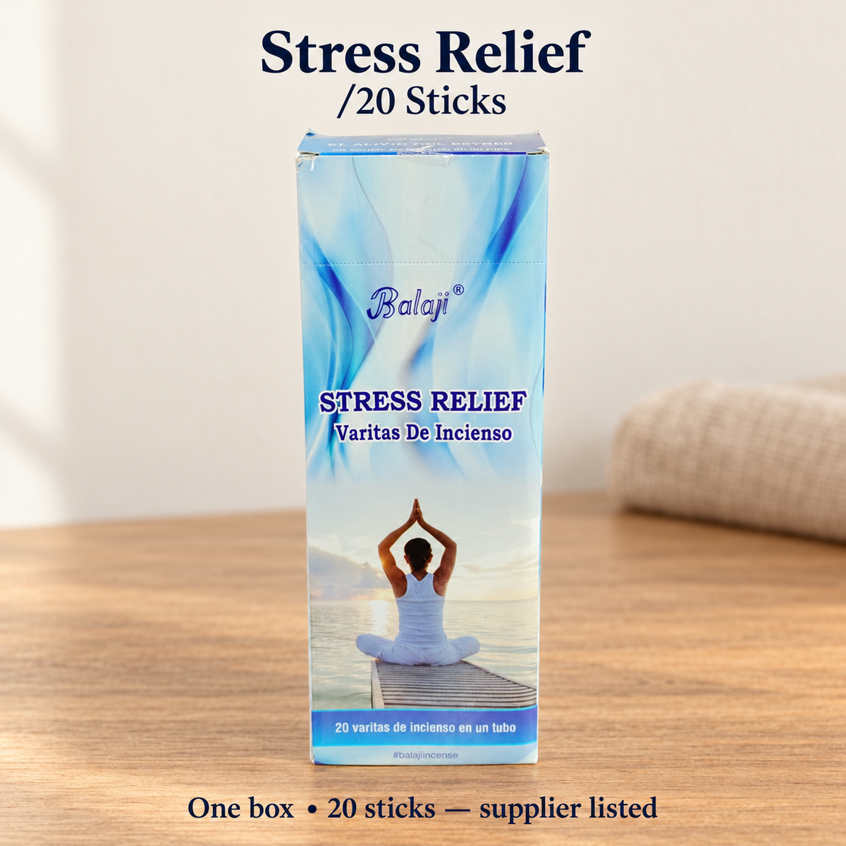 Balaji incense — Stress Relief /20 Sticks