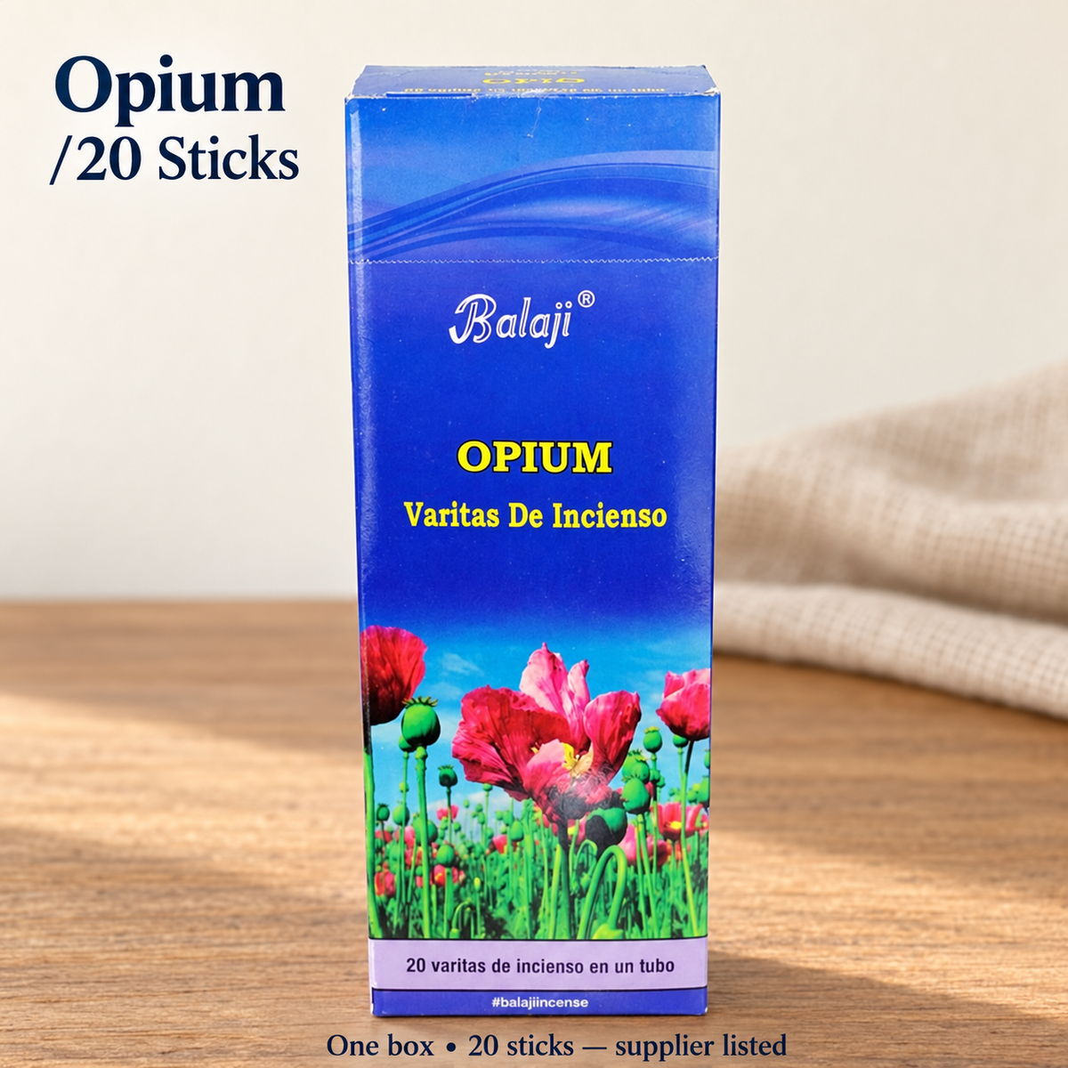 Balaji incense — Opium /20 Sticks