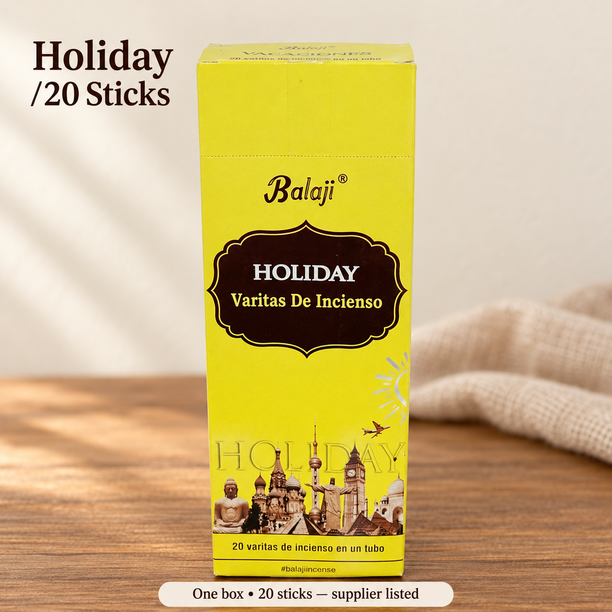Balaji incense — Holiday /20 Sticks