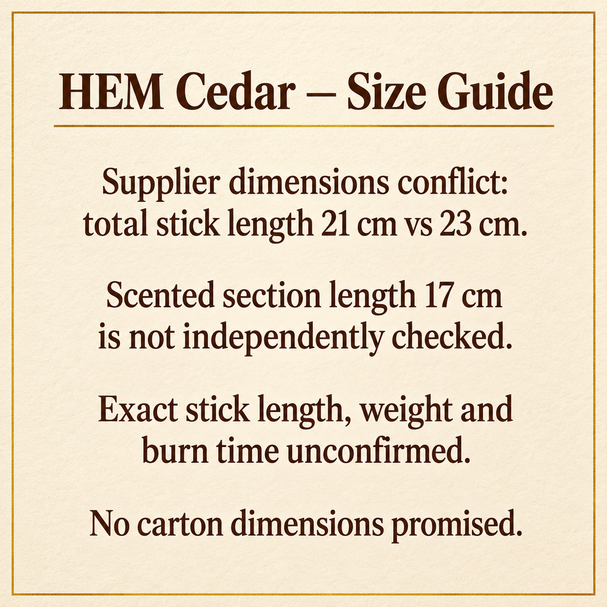 TB638221290504 | HEM Cedar — Size Guide | 