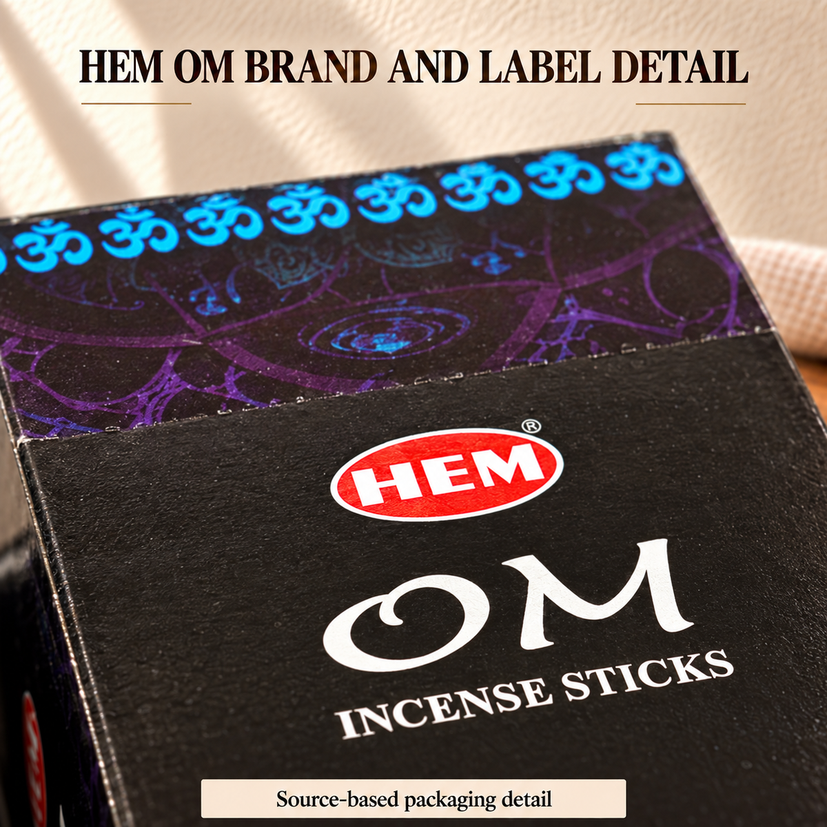 HEM OM brand and label detail