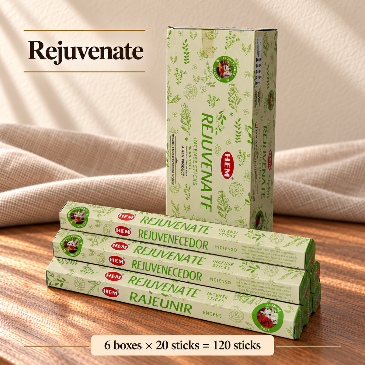 TB638749526507-30 | Rejuvenate | 6 boxes × 20 sticks = 120 sticks