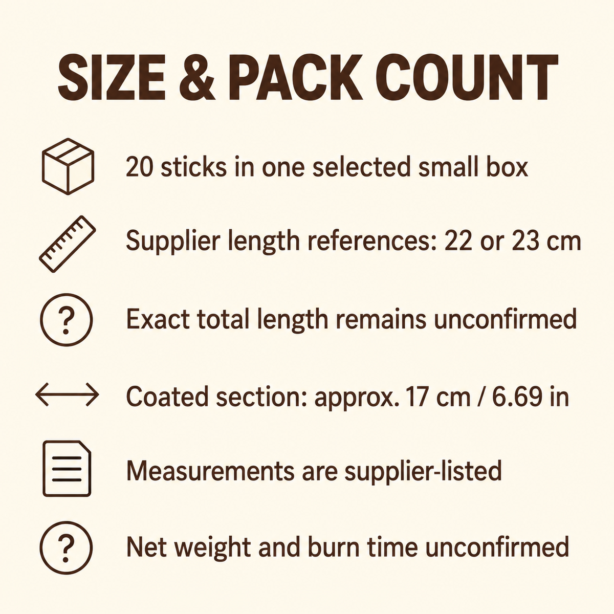 HEM Myrrh Incense Sticks — 20-Stick Small Box | size