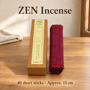 ZEN coreless incense, one box with 40 short sticks, approximately 15 cm