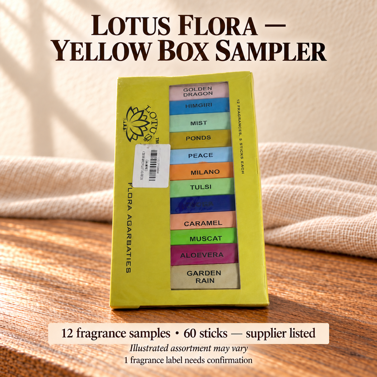 Lotus Flora — Yellow Box Sampler