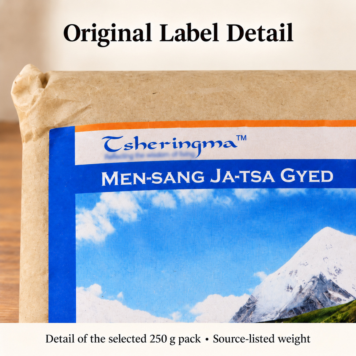 Men-Sang Ja-Tsa Gyed Incense Powder — 250 g Kraft Pack | product-03