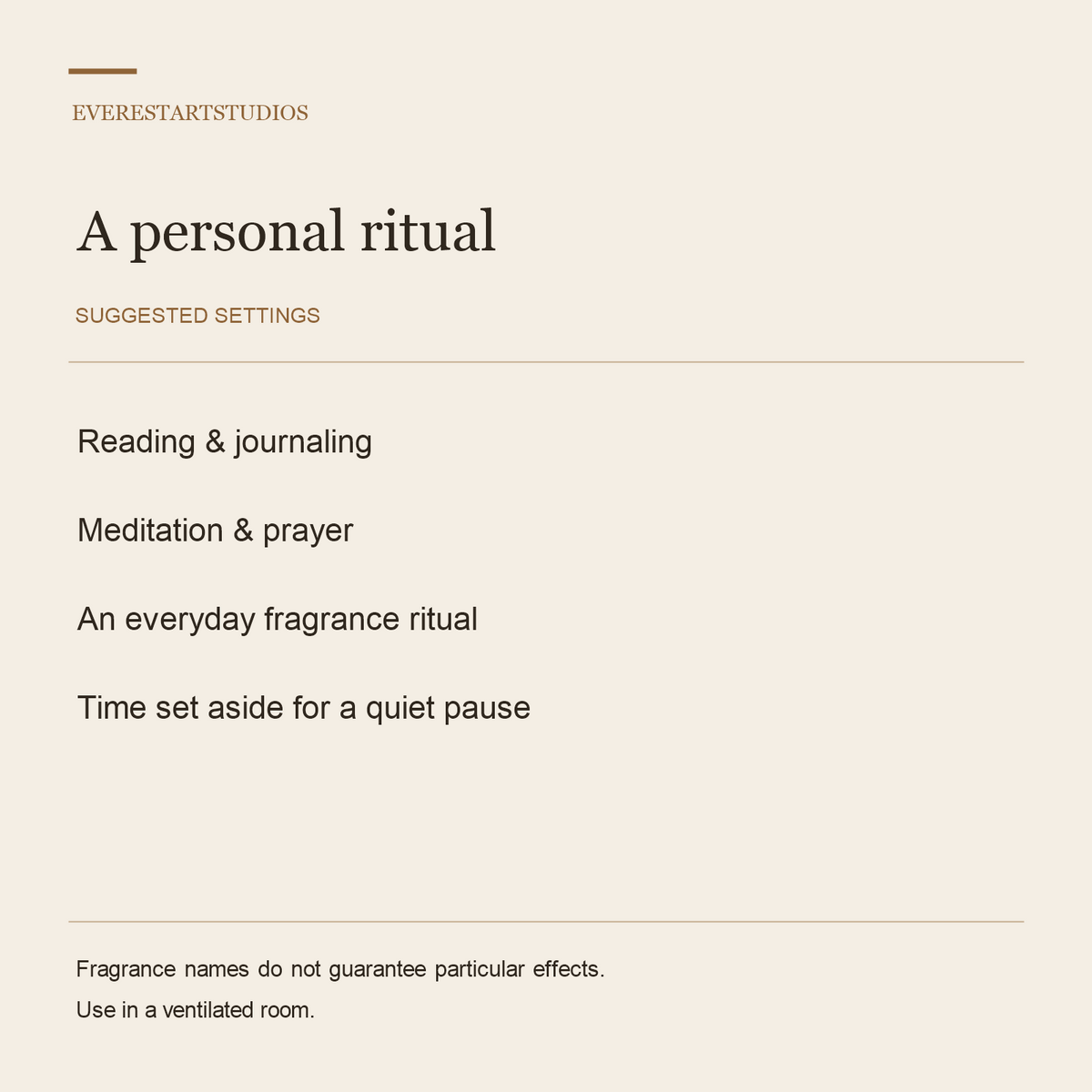 Himalayan incense — suggested uses