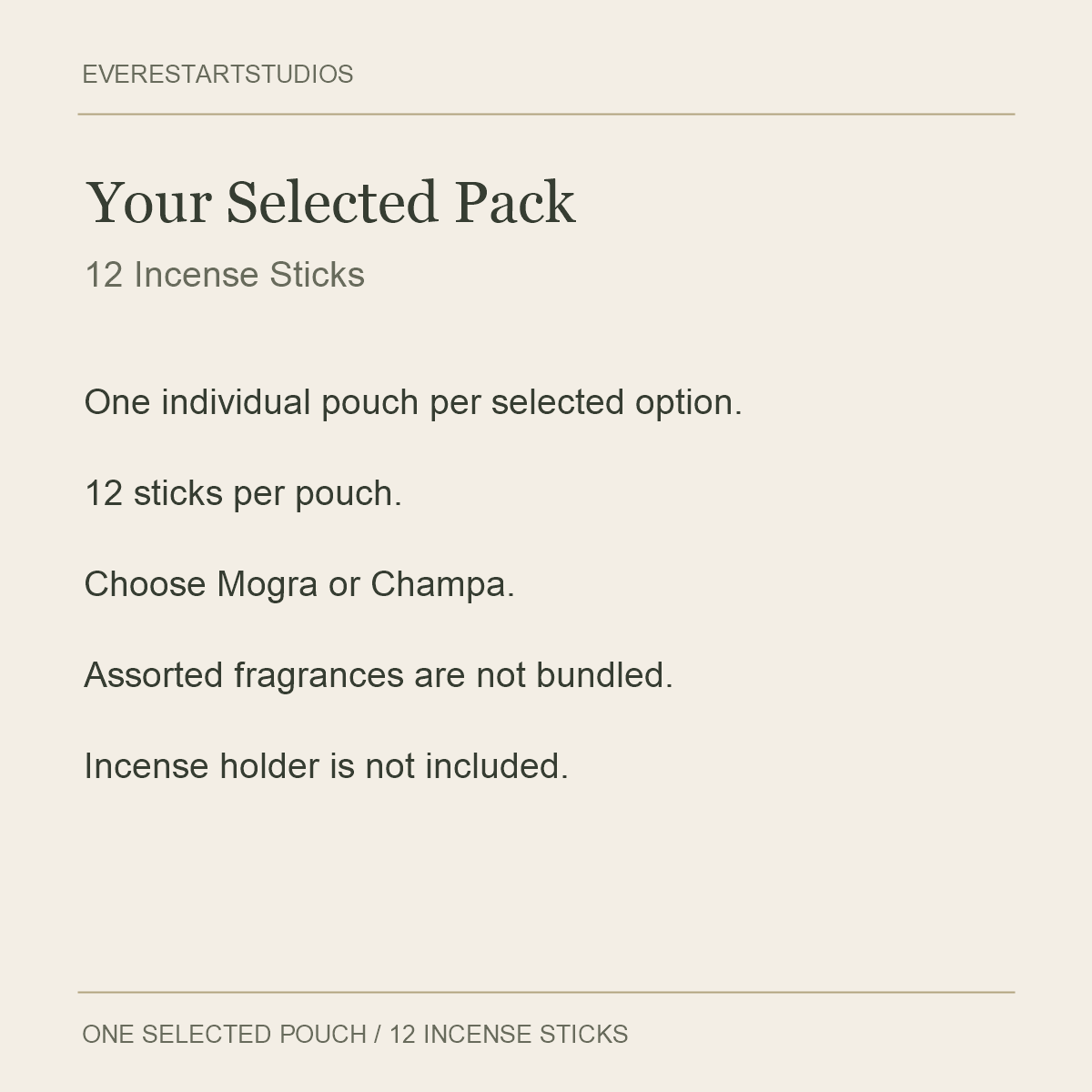 HEM Soham Incense Sticks — Mogra & Champa — pack