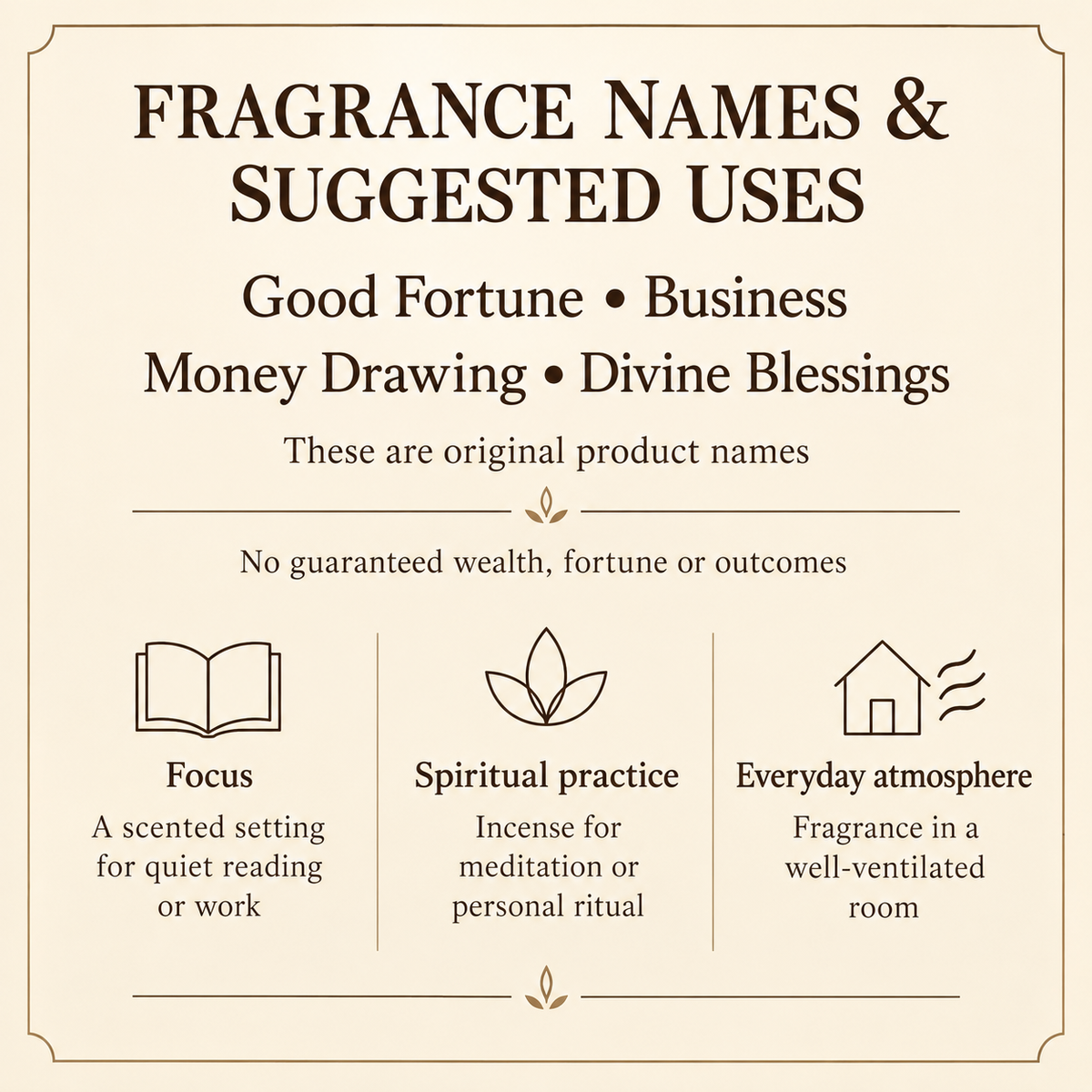 HEM Incense Sticks — Four Themed Fragrances, 20-Stick Boxes — uses