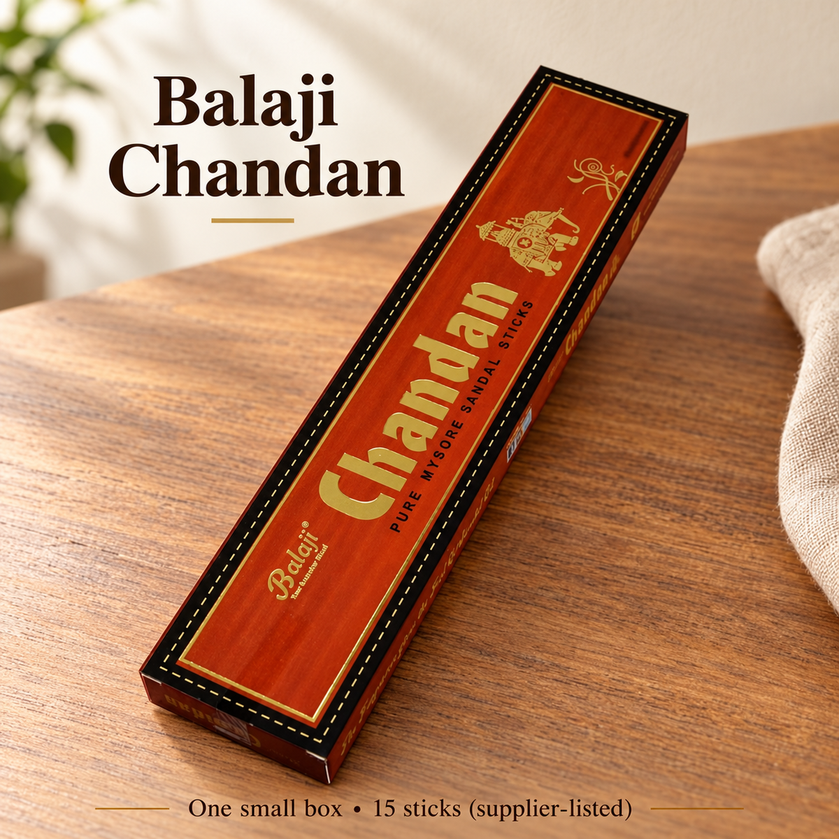 Balaji Incense Sticks — Eight Fragrances, Individual Small Boxes — variant-01