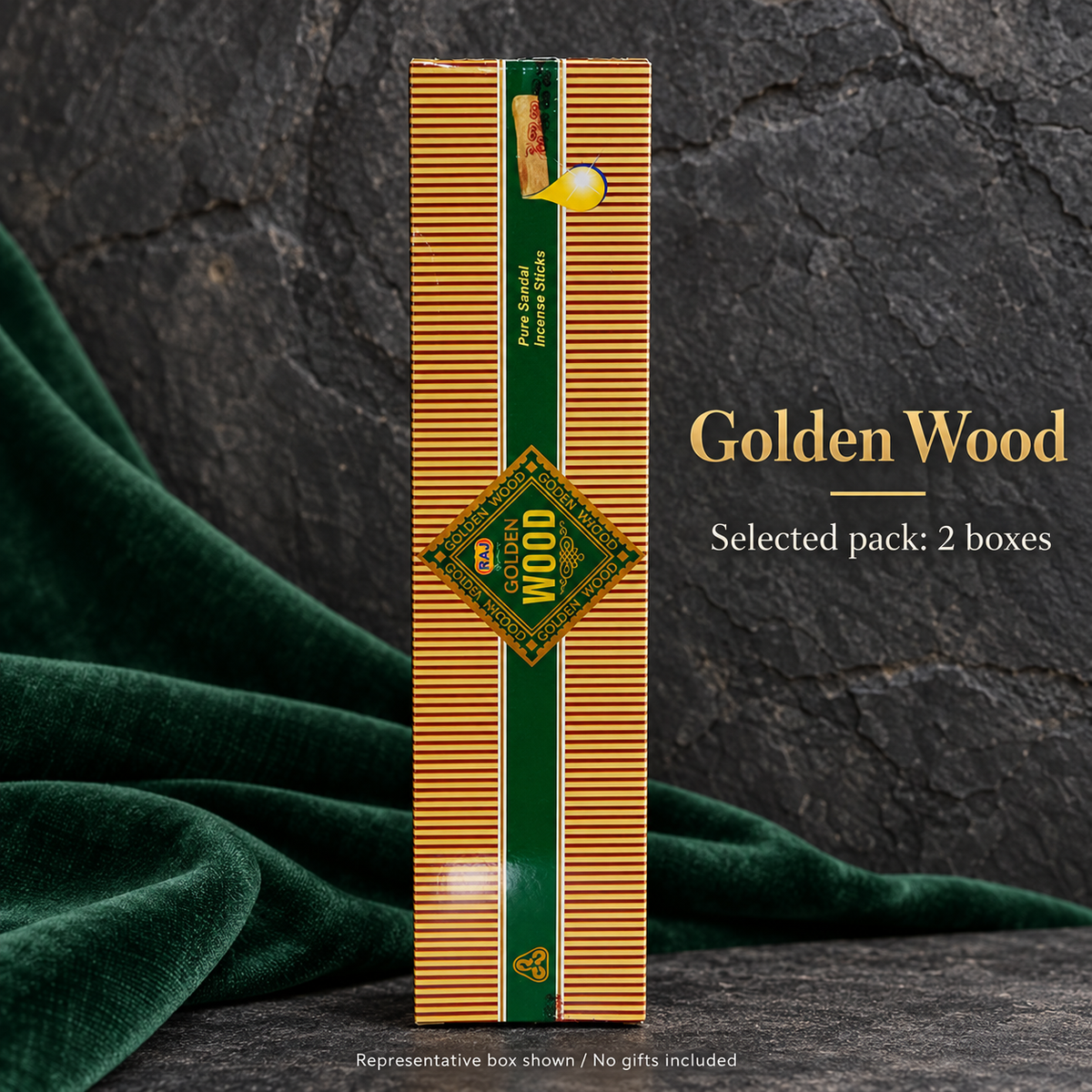 Golden Wood — 2 boxes — representative individual box