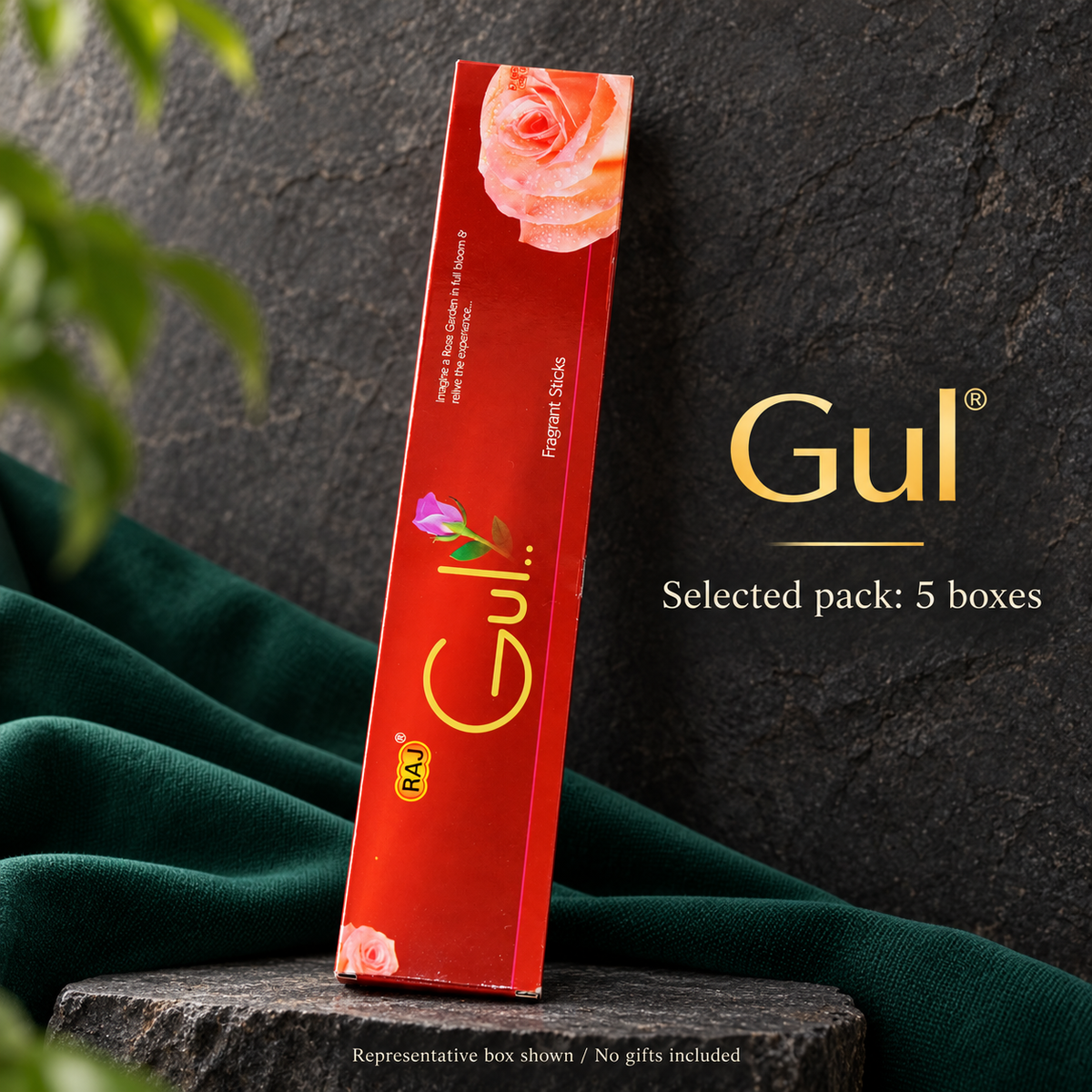 Gul — 5 boxes — representative individual box