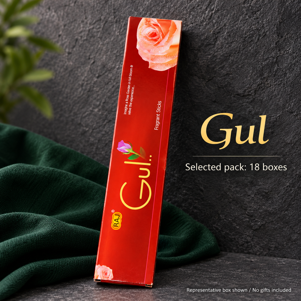 Gul — 18 boxes — representative individual box